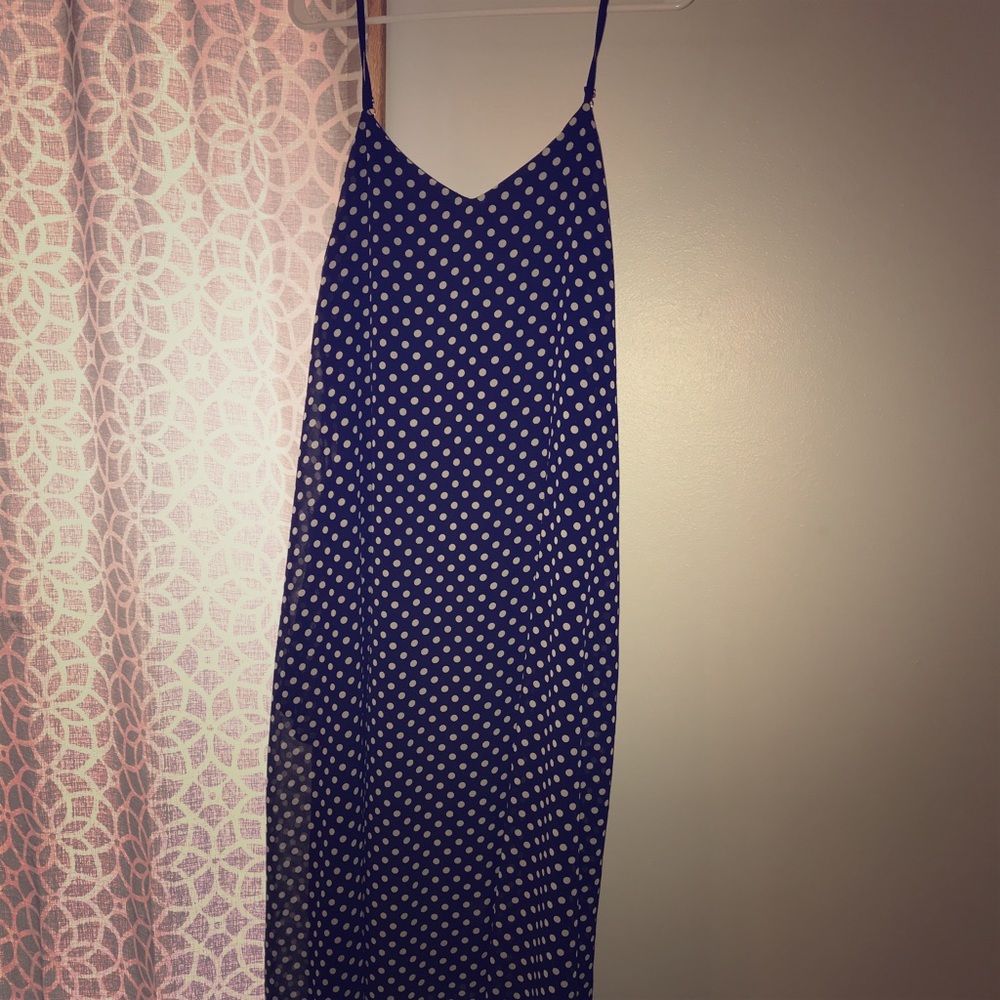 👗 Black and White Polka Maxi Dress with Pockets!
